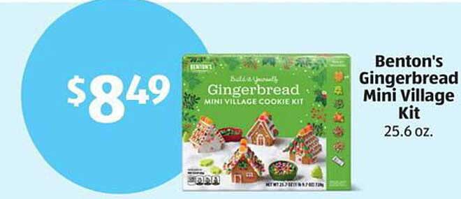 Benton's Gingerbread Mini Village Cookie Kit