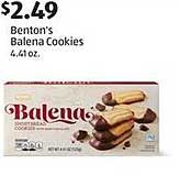 Benton's Balena Cookies