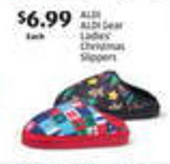 ALDI Ladies' Christmas Slippers