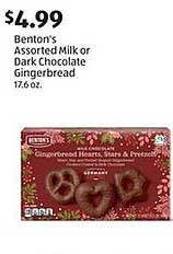 Benton's Assorted Milk or Dark Chocolate Gingerbread