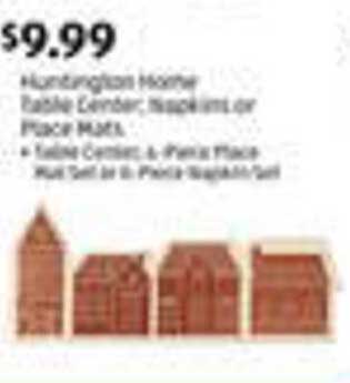 Huntington Home Table Center, Napkins or Place Mats