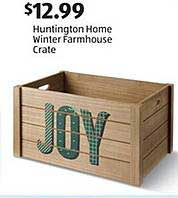 Huntington Home Winter Farmhouse Crate