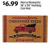 Merry Moments 18" x 30" Holiday Coir Mat