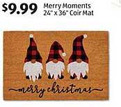 Merry Moments 24" x 36" Coir Mat