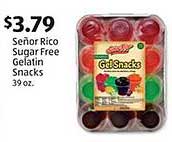 Senior Rico Sugar Free Gelatin Snacks