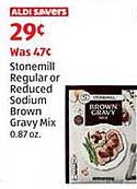 Stonemill Regular or Reduced Sodium Brown Gravy Mix