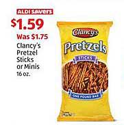 Clancy's Pretzel Sticks or Minis