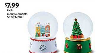 Merry Moments Snow Globe