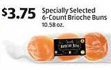 Specially Selected 6-Count Brioche Buns