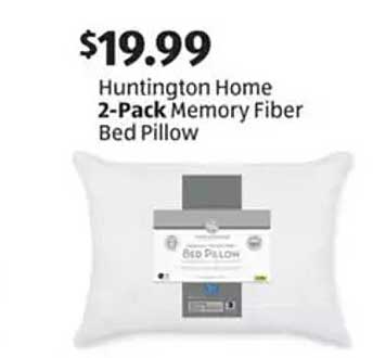 Huntington Home 2-Pack Memory Fiber Bed Pillow