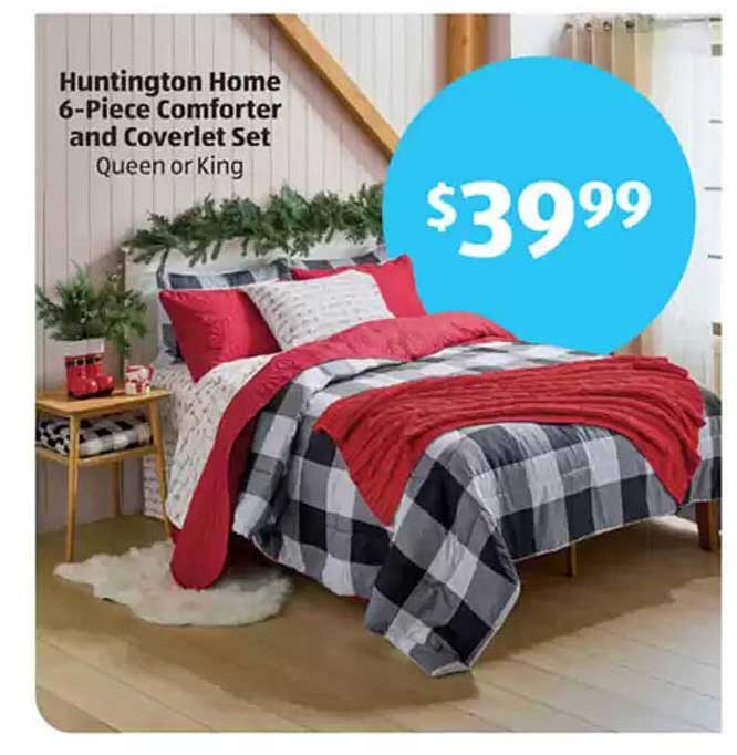 Huntington Home 6-Piece Comforter and Coverlet Set