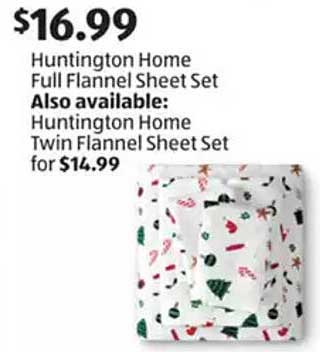 Huntington Home Full Flannel Sheet Set