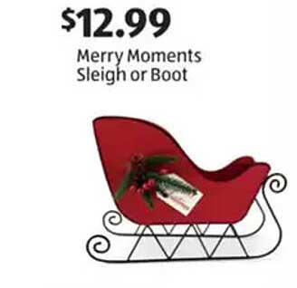 Merry Moments Sleigh or Boot