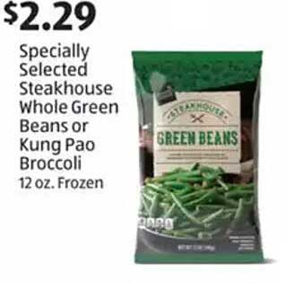 Specially Selected Steakhouse Whole Green Beans or Kung Pao Broccoli