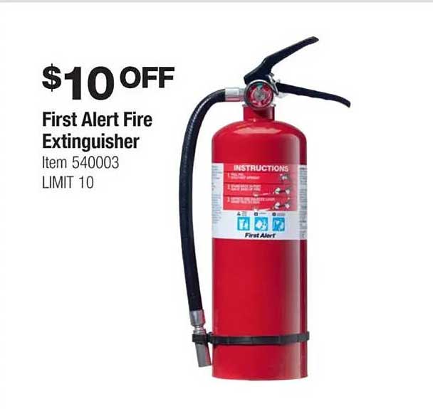 First Alert Fire Extinguisher