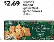 Benton's Almond Spekulatius Spiced Cookies