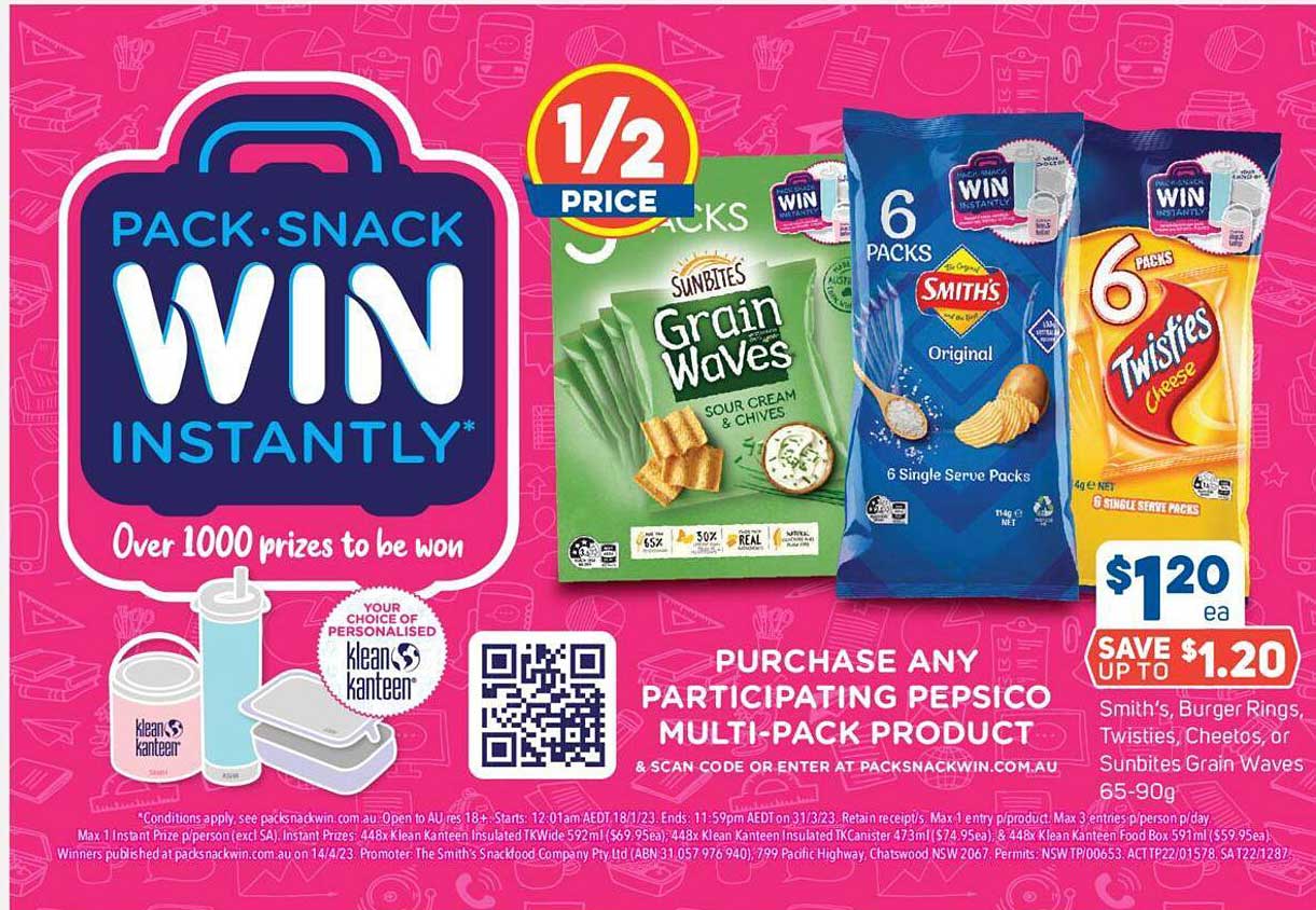 Pepsico Multipack Product Offer at Foodland