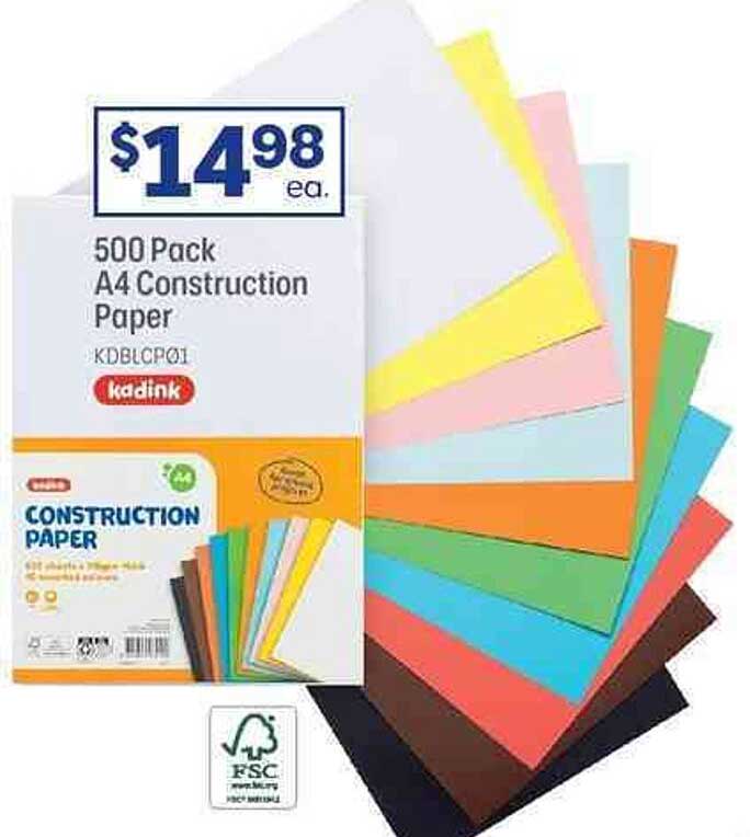 500-pack-a4-construction-paper-kadink-offer-at-officeworks