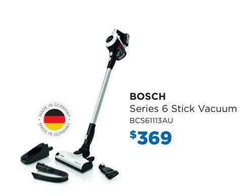 Bing Lee Bosch Series 6 Stick Vacuum