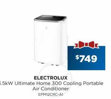 Bing Lee Electrolux Ultimate Home 300 Cooling Portable Air Conditioner