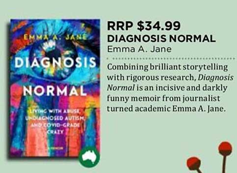 Dymocks Diagnosis Normal Emma A. Jane