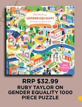Dymocks Ruby Taylor On Gender Equality 1000 Piece Puzzle
