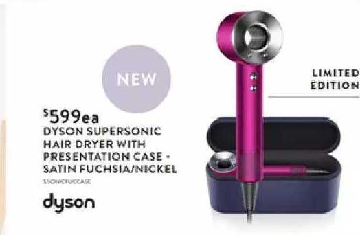 Dyson Supersonic Hair Dryer Case, Iron/Fuchsia - wide 1