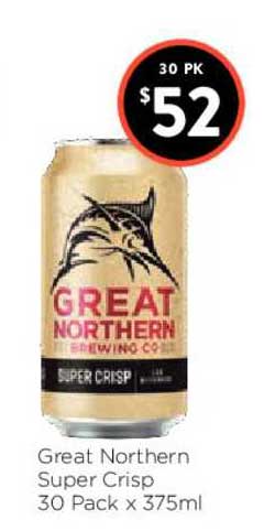 FoodWorks Great Northern Super Crisp 30 Pack