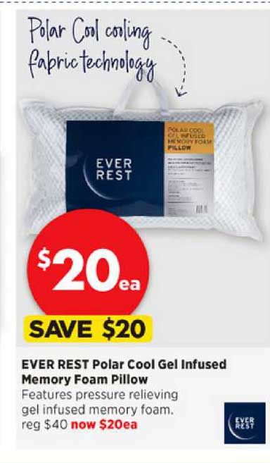 Ramesses Luxury Cooling Gel Infused Contoured Pillow