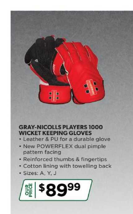 SportsPower Gray-nicolls Players 1000 Wicket Keeping Gloves