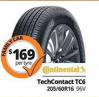 Tyreright Techcontact Tc6 205 60r16 96v Continental
