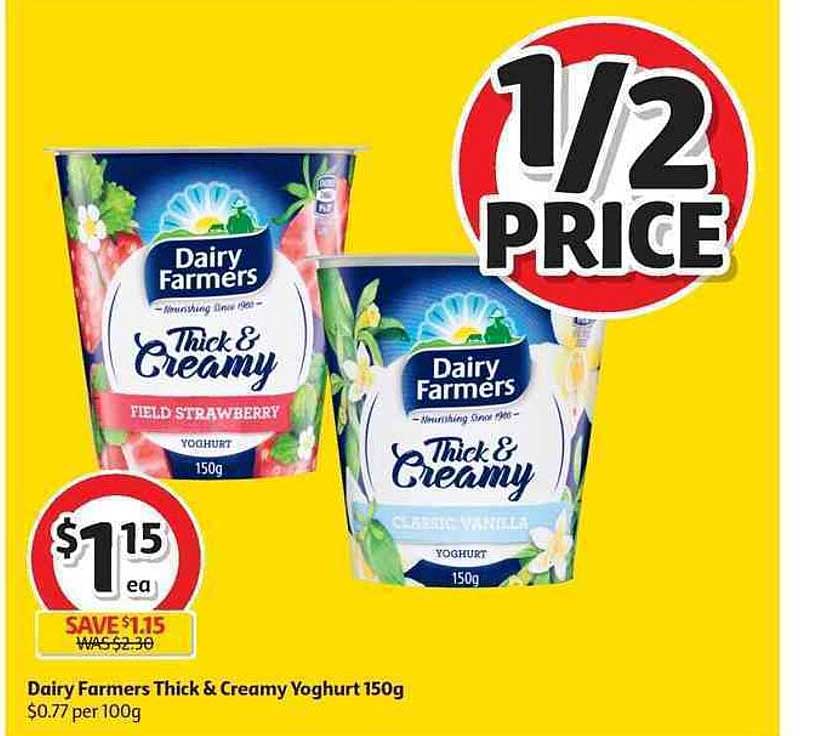 Dairy Farmers Thick & Creamy Yoghurt Range Offer at Supabarn