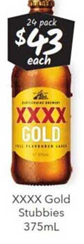 Xxxx Gold Stubbies Offer at Cellarbrations - 1Catalogue.com.au