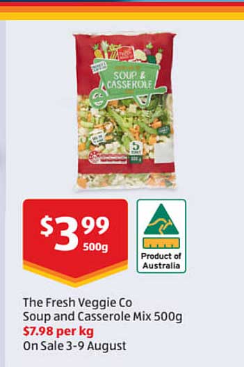 ALDI The Fresh Veggie Co Soup And Casserole Mix