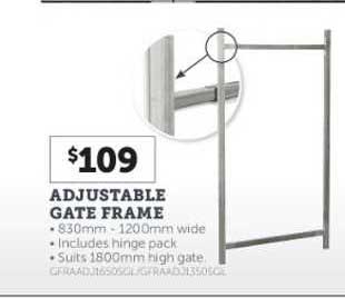 Stratco Adjustable Gate Frame