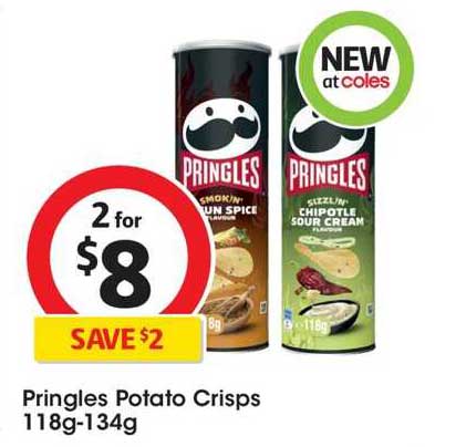 Pringles Potato Crisps Offer at Coles - 1Catalogue.com.au