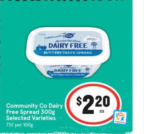Community Co Dairy Free Spread Selected Varieties Offer at IGA