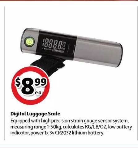 Coles Digital Luggage Scale