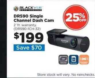 Repco Blackvue Dr590 Single Channel Dash Cam