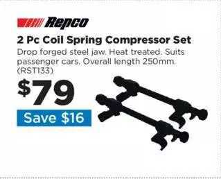 Repco Repco 2 Pc Coil Spring Compressor Set