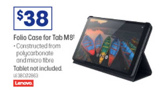 Officeworks Folio Case For Tab M8