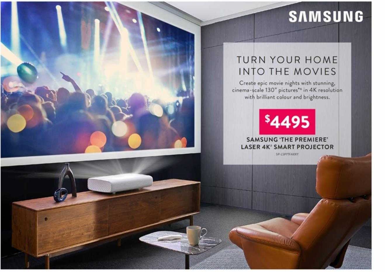 Domayne Samsung 'the Premiere' Laser 4k