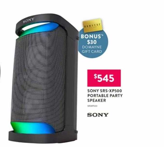 Domayne Sony Srs-xp500 Portable Party Speaker
