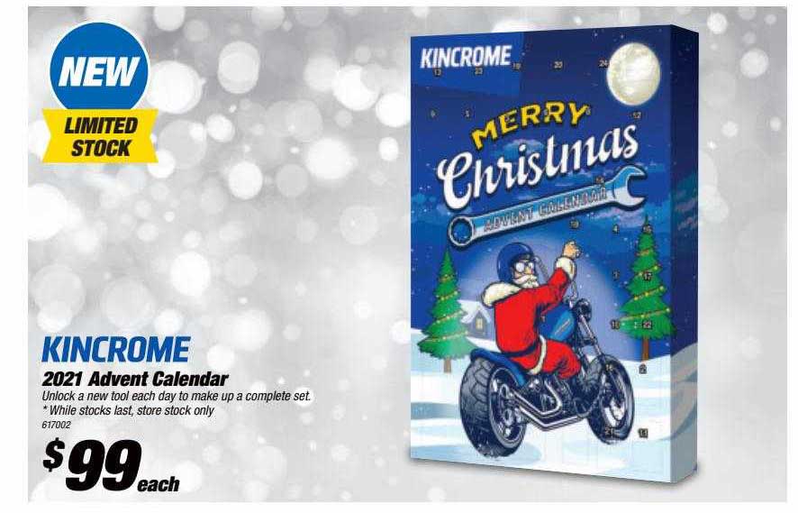 Kincrome 2021 Advent Calendar Offer at Supercheap Auto