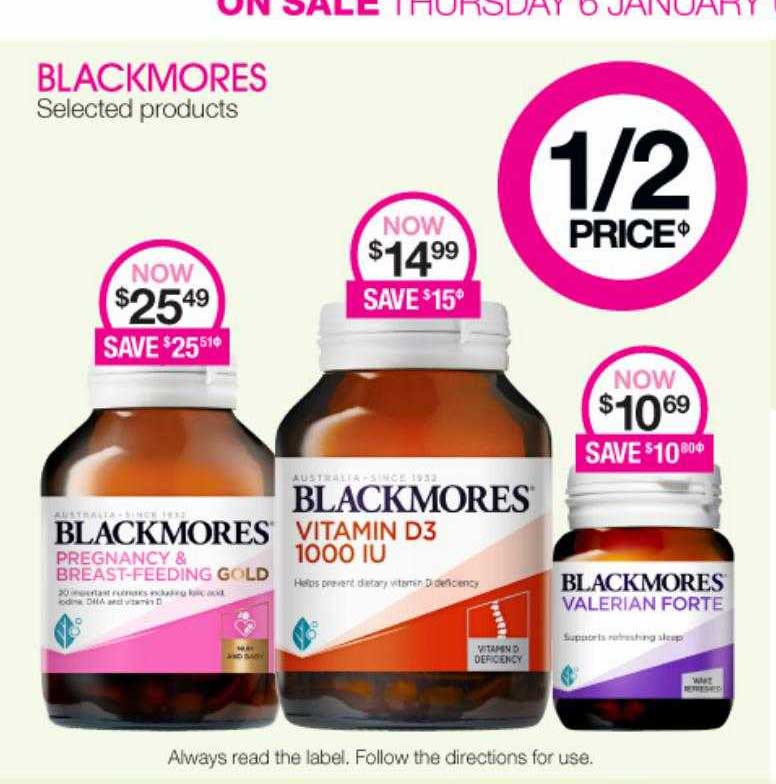 Harga blackmores vitamin d