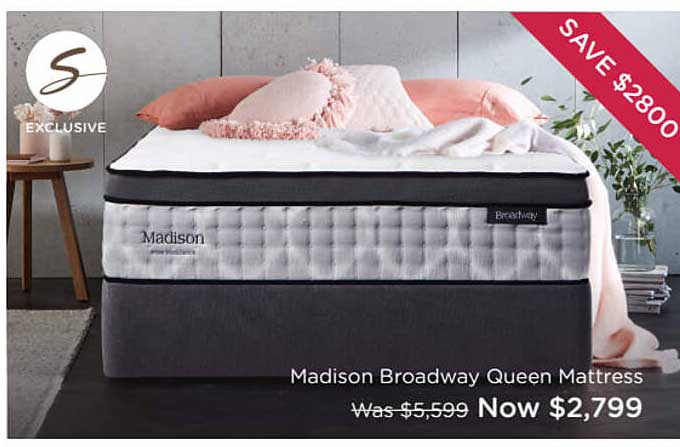 Snooze Madison Broadway Queen Mattress