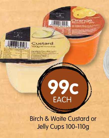 Spudshed Birch & Waite Custard Or Jelly Cups
