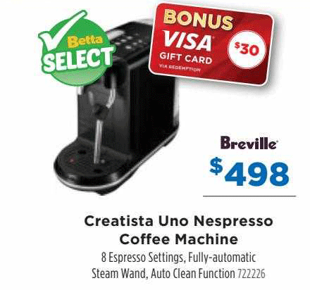 Betta Ceratista Uno Nespresso Coffee Machine