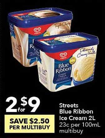 Streets Blue Ribbon Ice Cream64434 