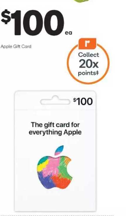 Woolworths Apple Gift Card